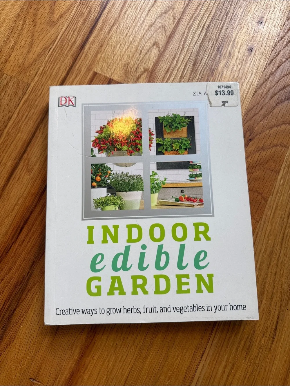 Indoor Edible Garden, indoor salad, veg in one bed book bundle